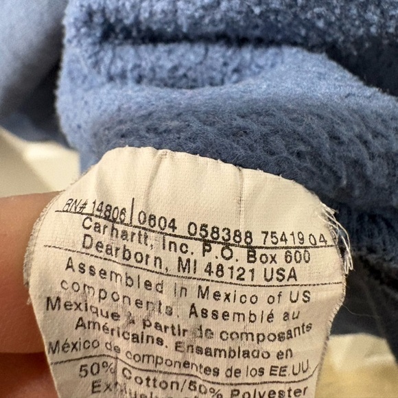 Vintage Rework Carhartt Harley Davidson Men's Sweater Crewneck 2XL Hand Sewn - Picture 3 of 13